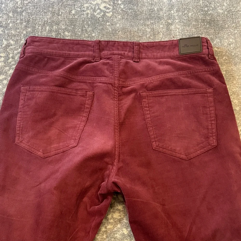 Peter Millar burgundy Straight-Leg Pants men’s size 33
